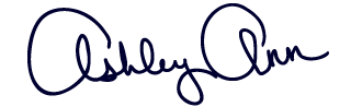 Ashley Ann's signature