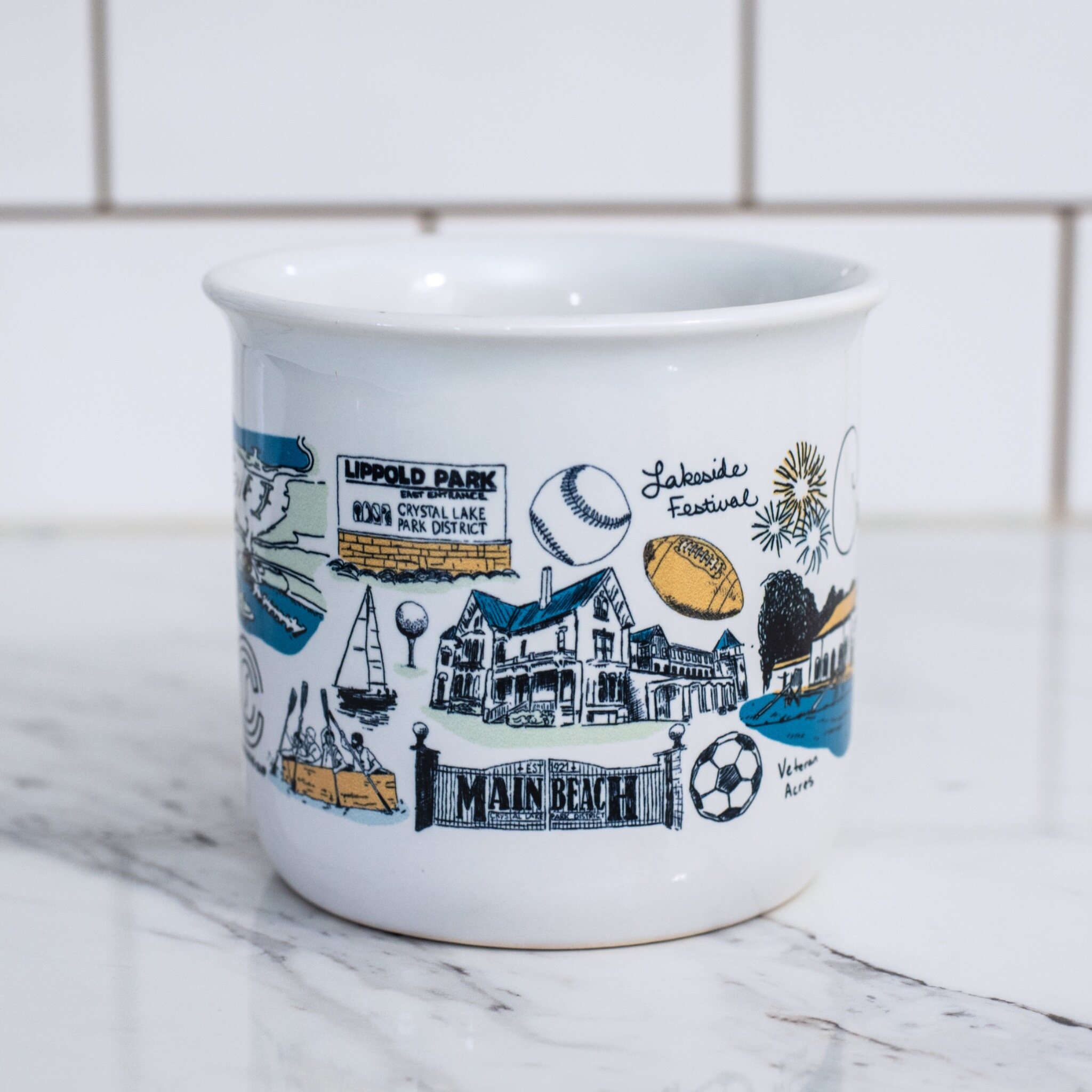 Side of The Crystal Lake Mug