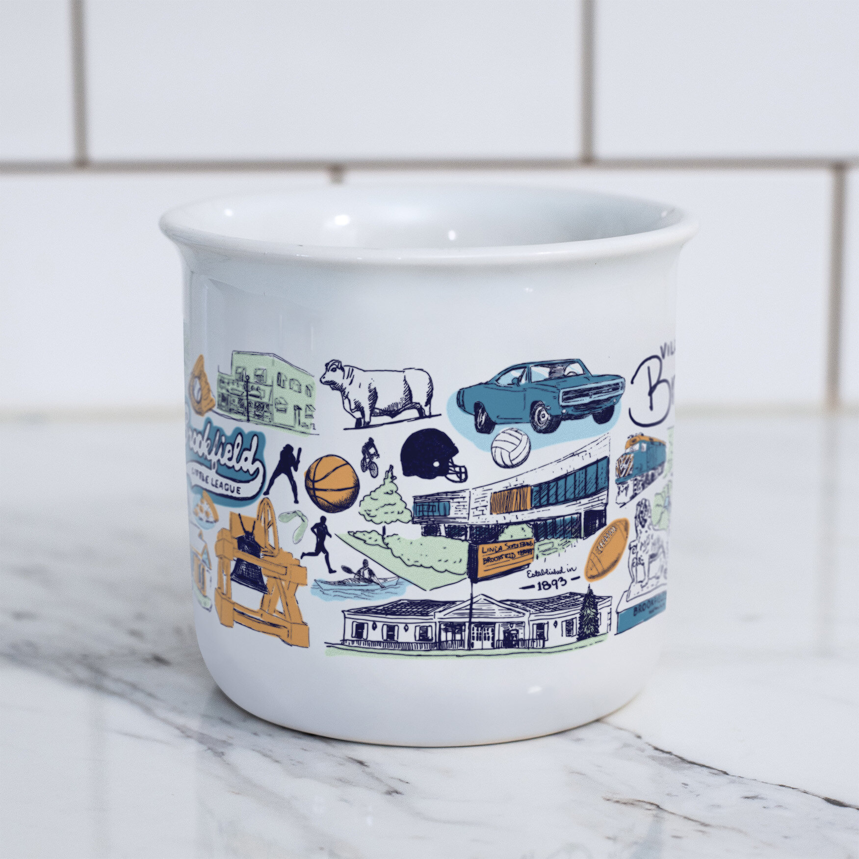 Another view of The Brookfield Mug
