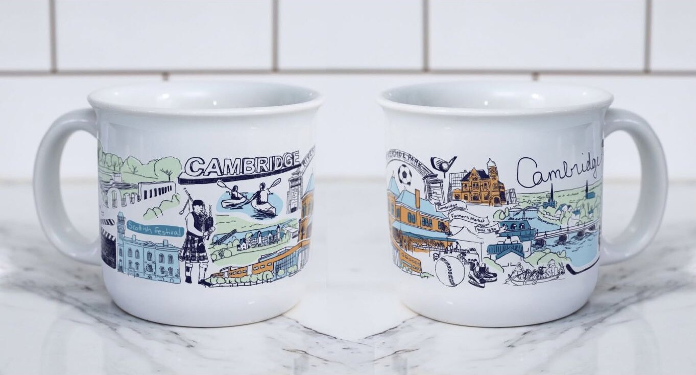 The Cambridge Mug collaboration by Artist Ashley Ann