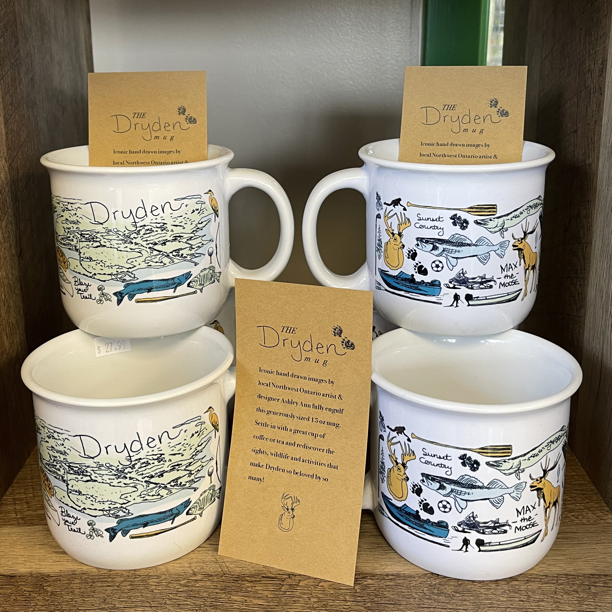 Another view of The Dryden Mug