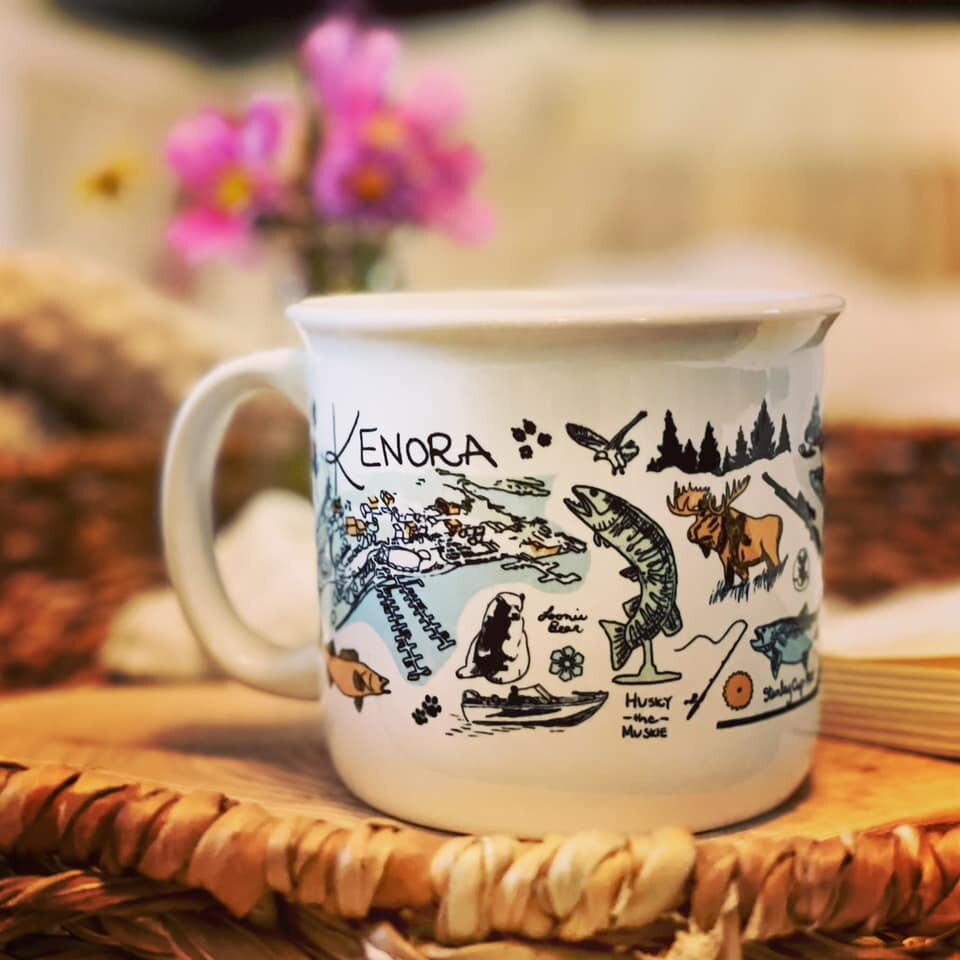 Another view of The Kenora / Lake of the Woods Mug