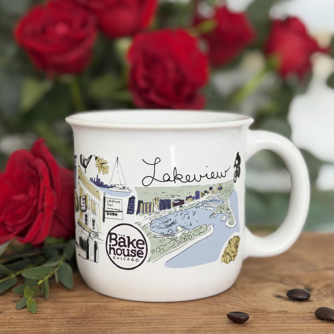 The Lakeview Mug collaboration by Artist Ashley Ann