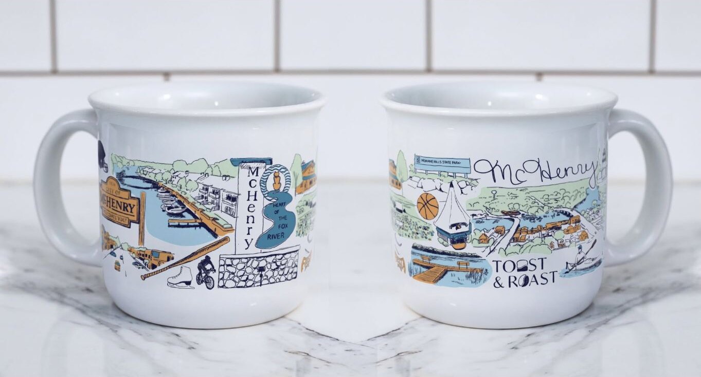 The McHenry Mug collaboration by Artist Ashley Ann