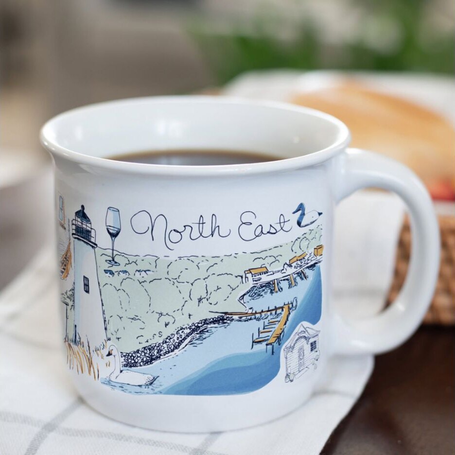 The North East Mug collaboration by Artist Ashley Ann