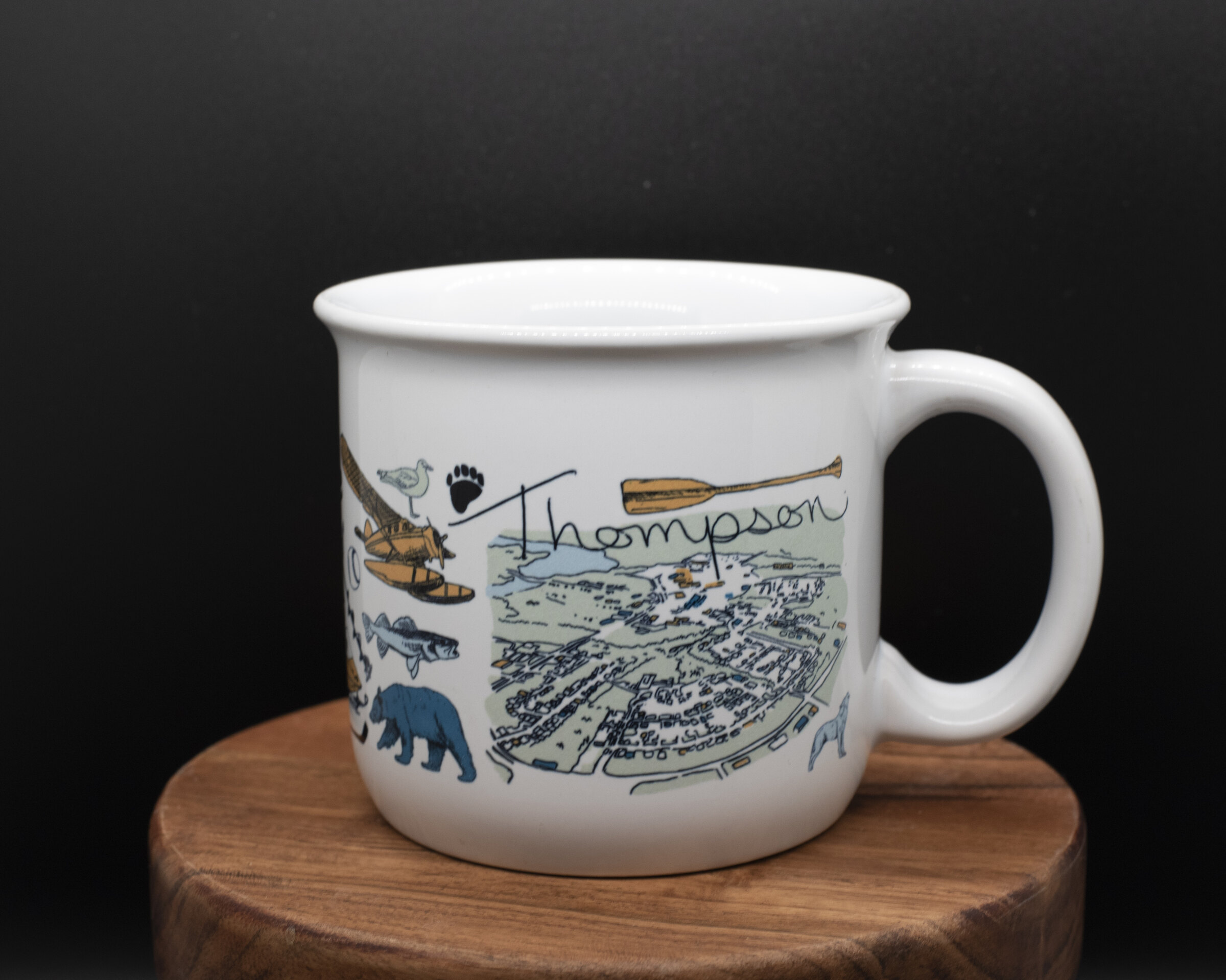 The Thompson Mug collaboration by Artist Ashley Ann