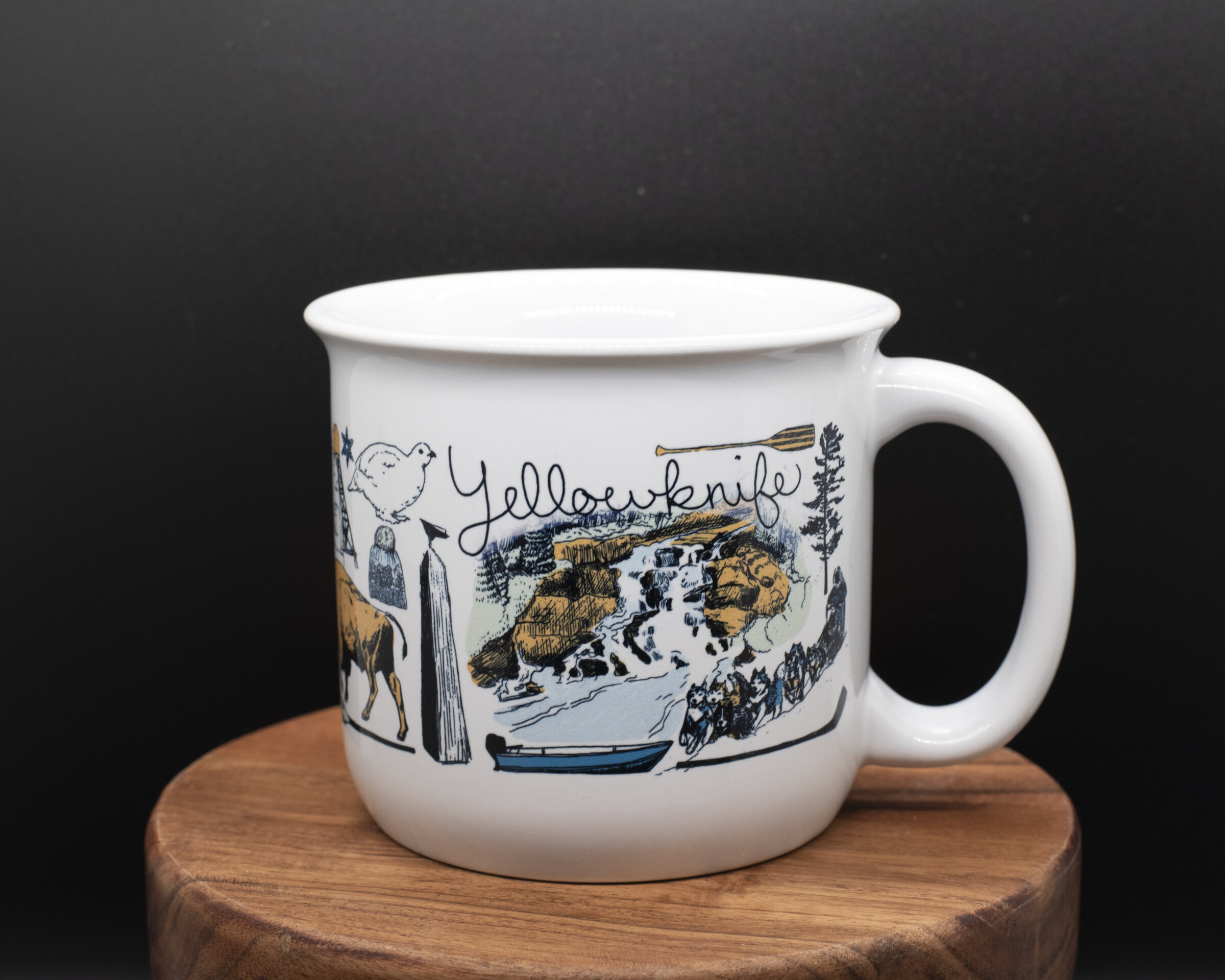 The Yellowknife Mug collaboration by Artist Ashley Ann